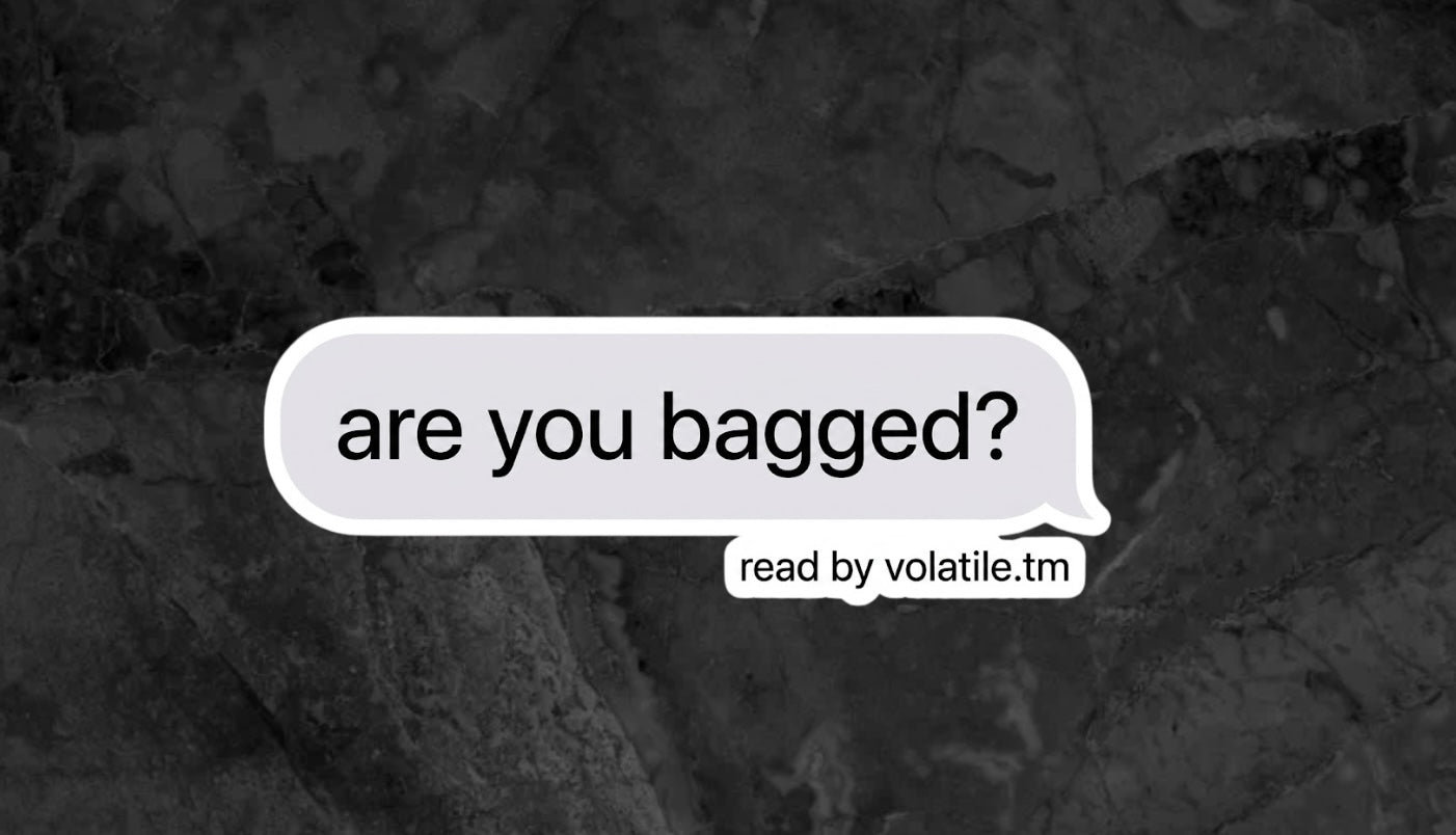 Are you bagged Slap Sticker