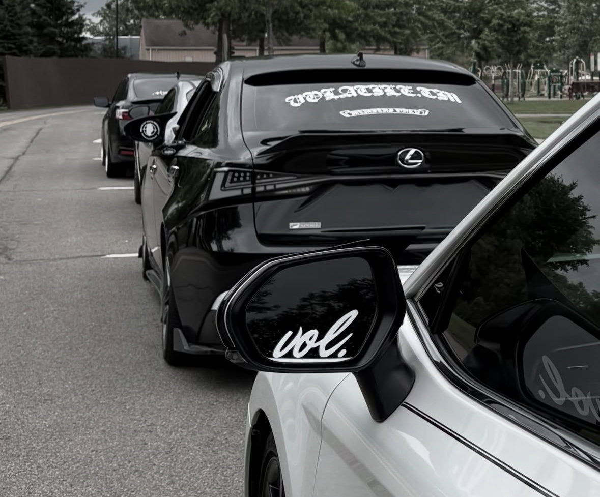 VOL. Side Mirror Sticker
