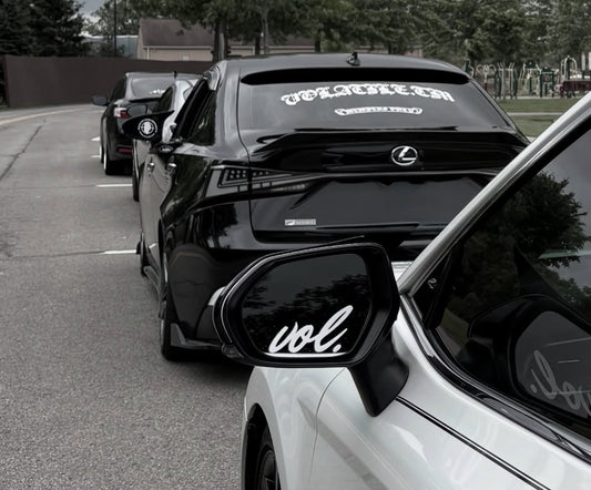 VOL. Side Mirror Sticker