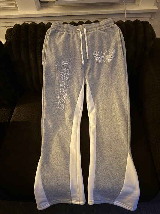 Baggy Two-Tone Sweatpants